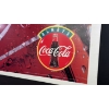 Image 4 : DOUBLE-SIDED CARDBOARD COCA-COLA SIGN 6FT X 51" 