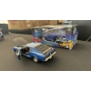 Image 4 : MUSCLE MACHINES 1:18 SCALE '00 PT CRUISER DIECAST & BLUE '69 FORD MUSTANG DIECAST