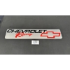 Image 1 : NO RESERVE CHEVROLET RACING SIGN 28" X 6"