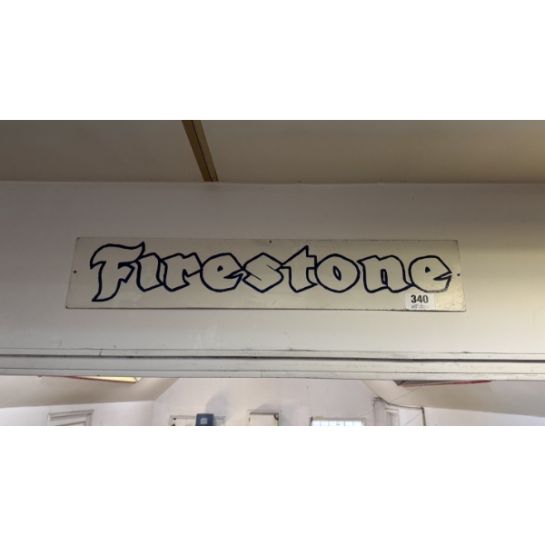 Handmade Firestone Sign