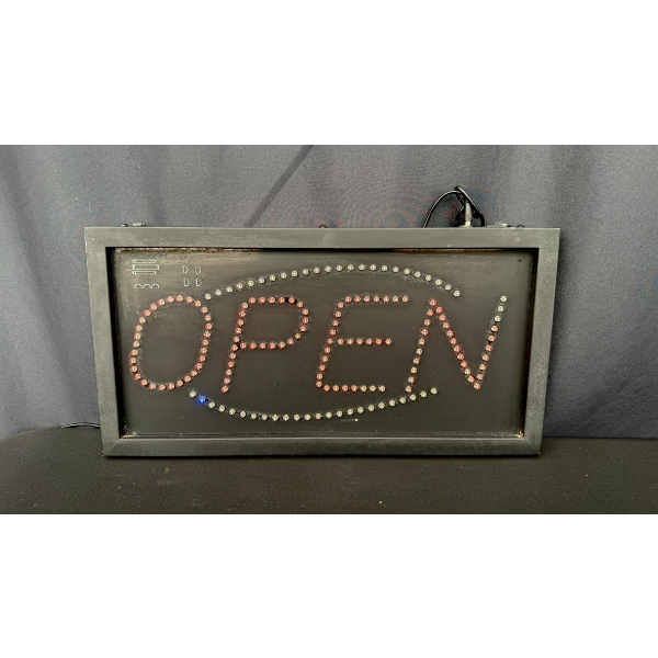 LED OPEN SIGN 8" x 11"