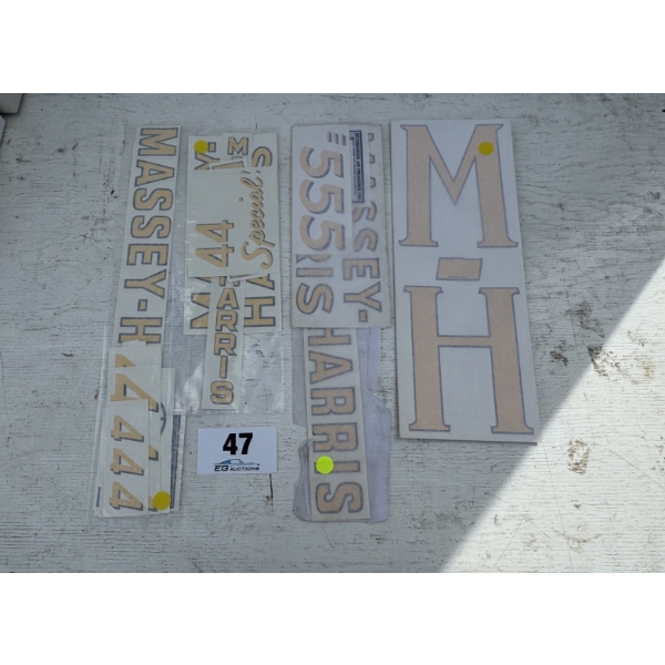 ASSORTED MASSEY-HARRIS DECALS