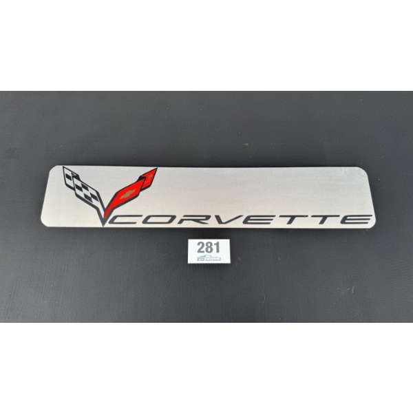 NO RESERVE CORVETTE SIGN 28" X 6"
