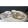 Image 4 : VINTAGE CHINA TEACUPS & SAUCERS