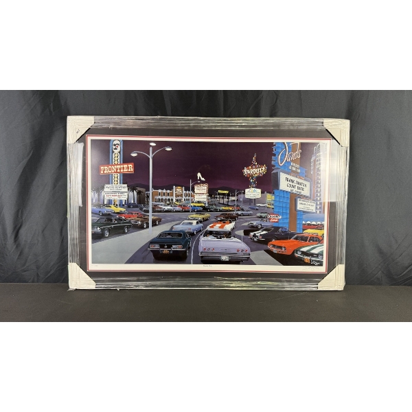 DAVE SNYDER "BOWTIE STRIP" LIMITED EDITION FRAMED PRINT (1082/1250) 25" X 41"
