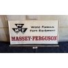 Image 1 : LARGE MASSEY FERGUSON MF TIN DEALER SIGN