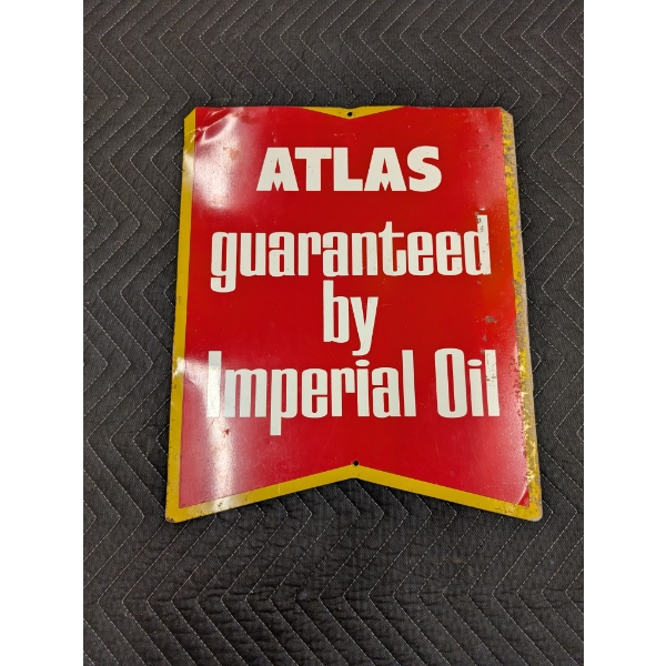 ATLAS SERVICE STATION SIGNLE SIDED SIGN