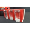 Image 3 : COCA-COLA JUKEBOX COOKIE JAR, CAN GLASSES & TIN GLASS SET