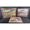 Image 1 : 3 VINTAGE FRAMED PRINTS