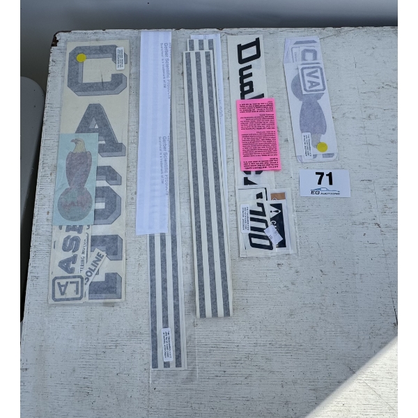 VARIOUS CASE DECALS