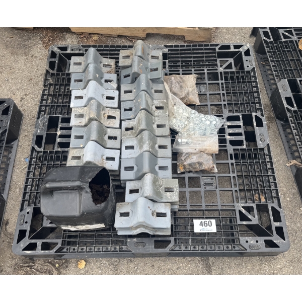 TRACTOR WHEEL LUGS, RUBBER COATED 