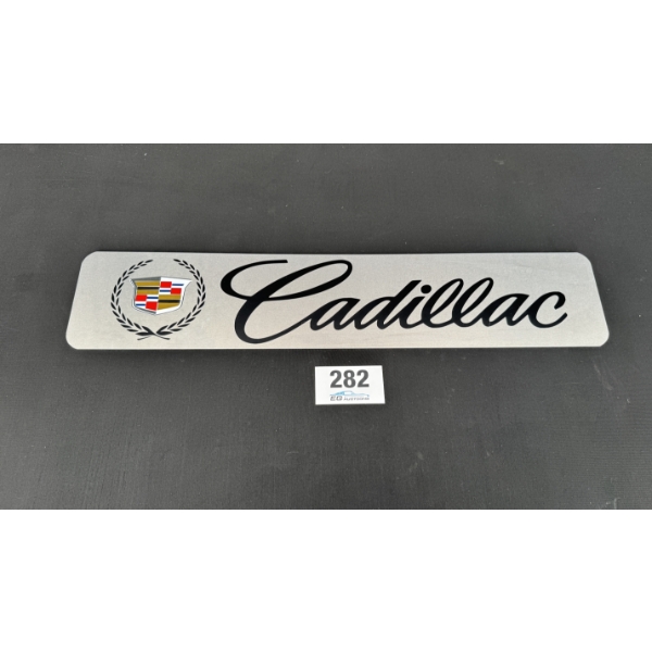 NO RESERVE CADILLAC SIGN 28" X 6"