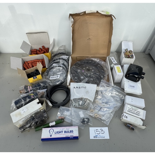MIXED ELECTRICAL, IGNITION & LIGHT PARTS WITH WIRING