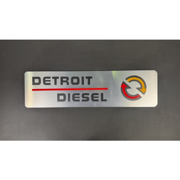 DETROIT DIESEL SIGN 28" x 8"