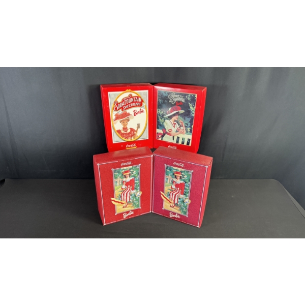 COCA-COLA BARBIE FASHION CLASSIC SERIES COLLECTOR DOLLS