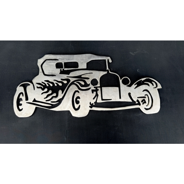 IRON CUT-OUT OF ROADSTER