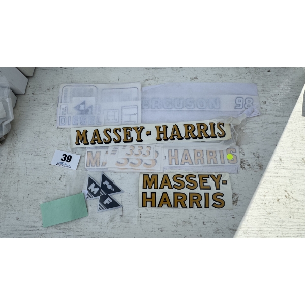 MASSEY-HARRIS DECALS