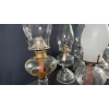 Image 3 : 6 VINTAGE GLASS OIL LAMPS