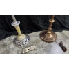 Image 7 : VINTAGE TABLE & FLOOR LAMPS W/ SHADES