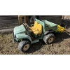 Image 2 : Kids John Deere 12 volt Gator and shed of used toys