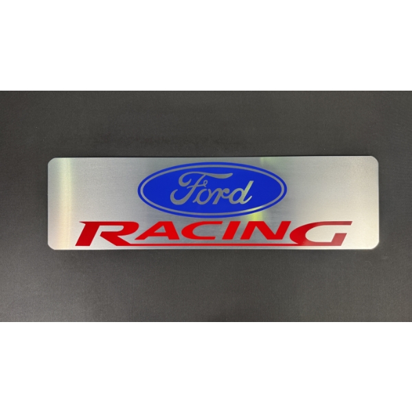 FORD RACING (SILVER) SIGN 28" x 8"