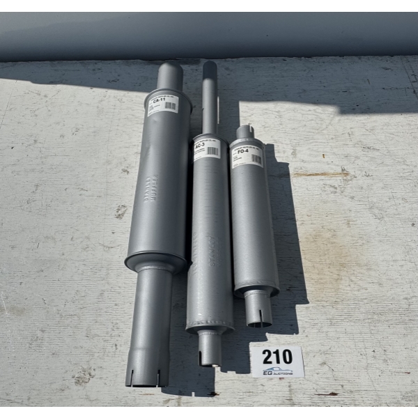 3 STANLEY MUFFLERS