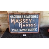 Image 1 : VINTAGE FRENCH MASSEY-HARRIS DEALER TIN SIGN