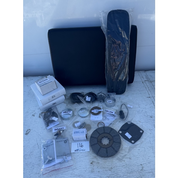 2-PIECE TRACTOR SEAT CUSHION SET WITH HARDWARE & SEALS