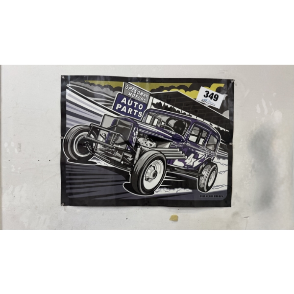 Speedway Motors Auto Parts Poster