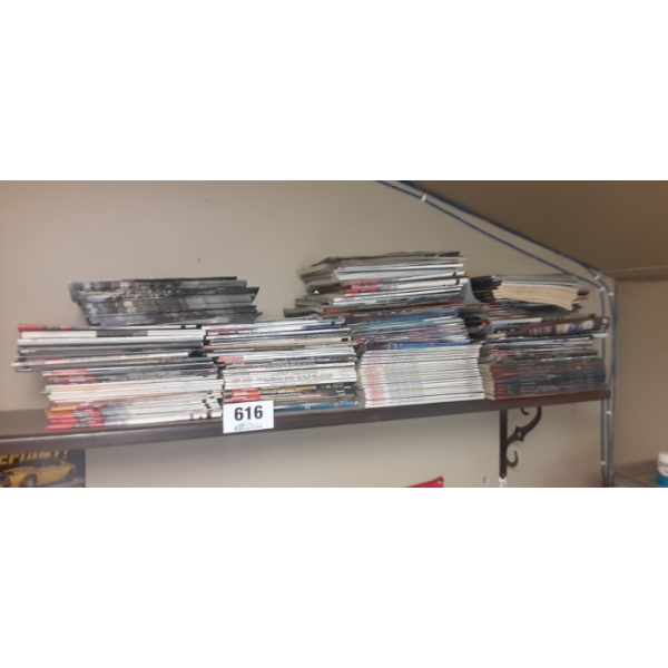 Assorted Hot Rod Magazines (Shelf NOT included)