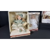 Image 2 : BOXED PORCELAIN DOLL COLLECTION W/ COLLECTOR BEAR