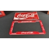 Image 4 : LARGE DOUBLE-SIDED COKE/SPRITE SIGN 28" DIAMETER, FRAMED PRINTS & LICENSE PLATE W/ COVER