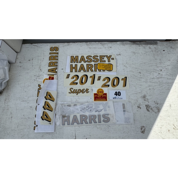 MASSEY-HARRIS DECALS