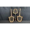 Image 1 : VINTAGE WOODEN TENNIS RACQUETS & BADMINTON RACQUET W/ PRESS FRAMES