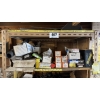 Image 6 : Metal shelving unit with variouus C4 brake parts 