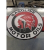NO RESERVE MOHAWK GASOLINE AND MOTOR OILS METAL SIGN