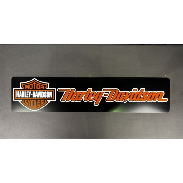 LARGE HARLEY DAVIDSON (BLACK) SIGN 4ft x 10"